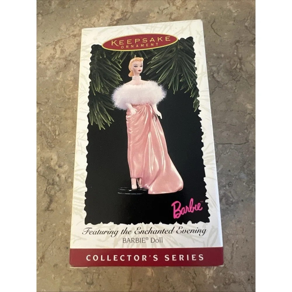 1996 Hallmark Keepsake Enchanted Evening Barbie Doll Ornament